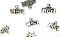 CHARM ARGINTIU "Hope" 12MM