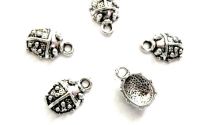 CHARM ARGINTIU BUBURUZA GARGARITA 15MM