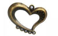 BAZA CANDELABRU BRONZ INIMA 38MM