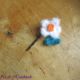 Daisy - agrafe floricica alba