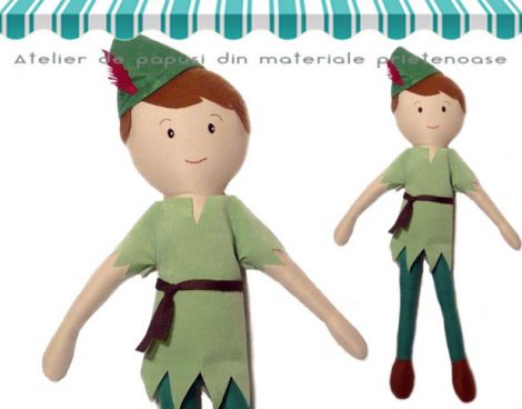 Papusa Peter Pan 55cm - Pravalia cu Papusi