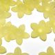 FLOARE ACRIL FROSTED 17MM GALBEN