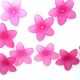FLOARE ACRIL FROSTED 17MM ROZ FUCSIA