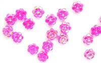 FLORI ACRIL DISTANTIER 10MM CU EFECT AB ROZ FUCSIA