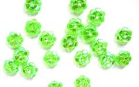 FLORI ACRIL DISTANTIER 10MM CU EFECT AB VERDE NEON
