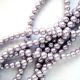 10BUC PERLE STICLA 6MM MOV LAVANDA