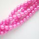 10BUC PERLE STICLA 6MM ROZ CICLAM