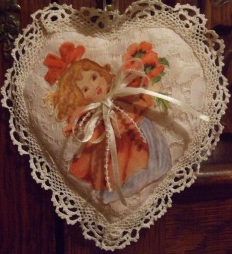 Perna inimioara -handmade