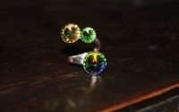 Inel argint si Swarovski Elements