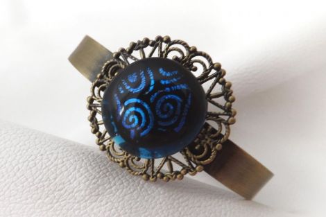 Bratara bronz antic si murano