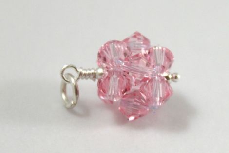Pandantiv "Round and round" Light Rose