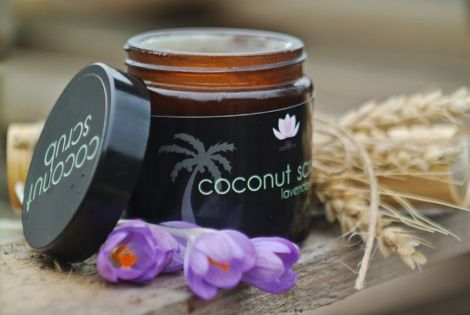 Scrub pentru Corp cu Lavanda Natural Handmade