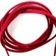 1M SNUR SUEDE LAT. 2.5MM ROSU