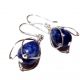 Cercei Tulip lapis lazuli