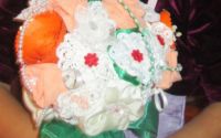 buchet handmade dantela