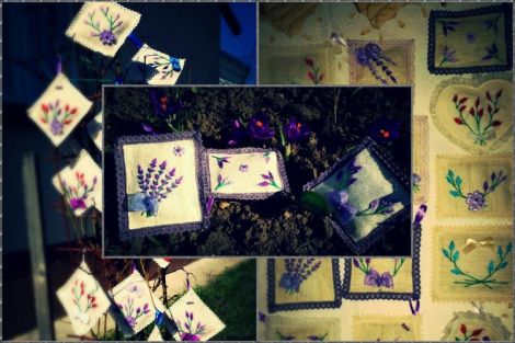 Marturii parfumate pernute cu lavanda