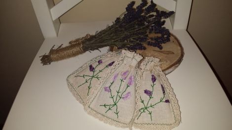 Marturii parfumate saculeti cu lavanda