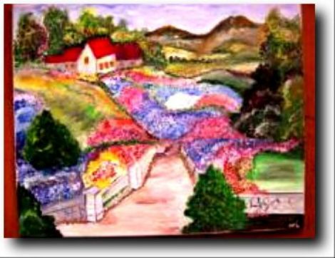 VALEA FLORILOR- pictura