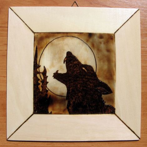 Tablou "hauling wolf"