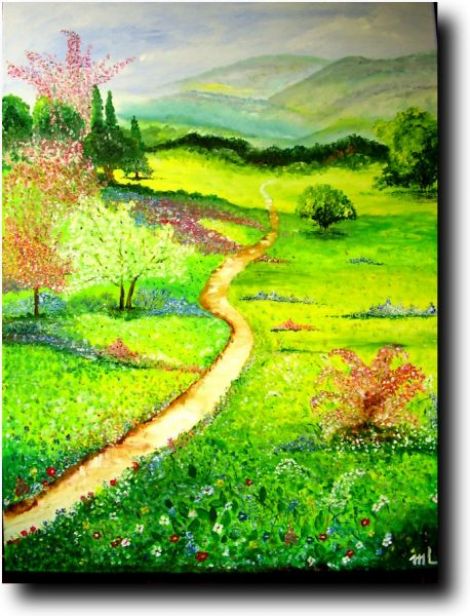 LUMINA PRIMAVERII-pictura