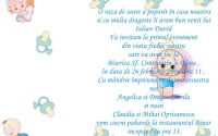 Invitatie magnetica botez model nou
