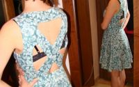 Rochie speciala cu bretele in X