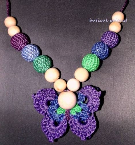 Colier alaptare " Mon Papillon "