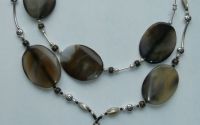 coliere agate dungate mari si bronzit