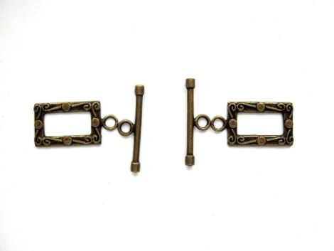 INCHIZATOARE BRONZ TOGGLE DREPTUNGHI 23MM