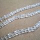 10BUC CUB STICLA 4X4MM ALB TRANSPARENT