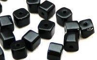 10BUC CUB STICLA 4X4MM NEGRU 