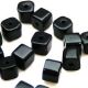 10BUC CUB STICLA 4X4MM NEGRU 