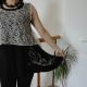 Tricou pictat manual "butterfly"- VANDUT