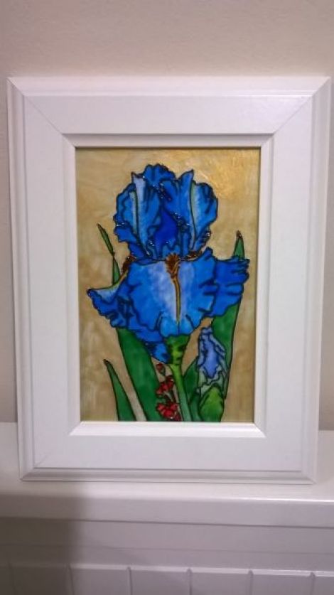 Pictura sticla Iris