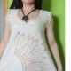 Tricou pictat manual cu motive indiene- VANDUT