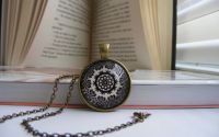 Pandantiv mandala colorat talisman handmade Qz6