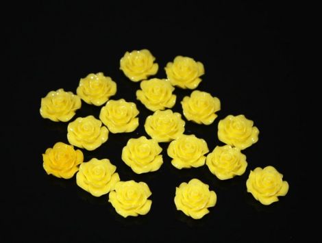 Cabochon rasina-floare 18 mm