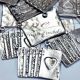 Pandantiv Poker Cards argintiu antichizat