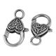Inchizatoare lobster argint tibetan inima 26x13 mm