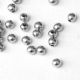 20 buc Bile metal argintiu 4 mm