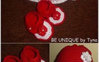 Set caciula si papucei fetite + jucarie CADOU