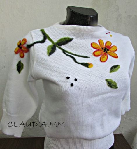 Pulover floare