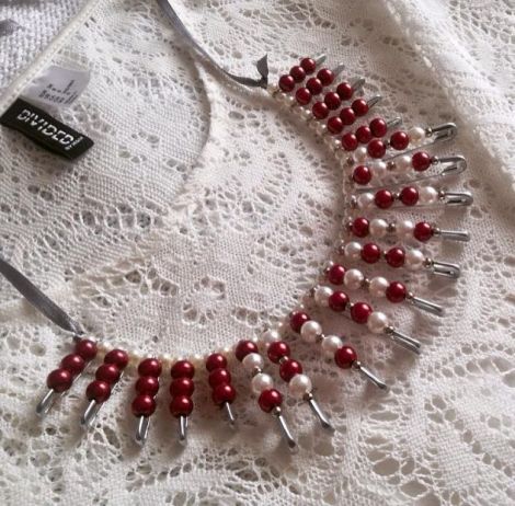 Colier "RedWhite"