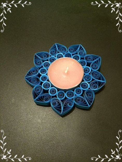 Set lumanari "Blue"