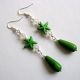 cercei howlite si cristale 