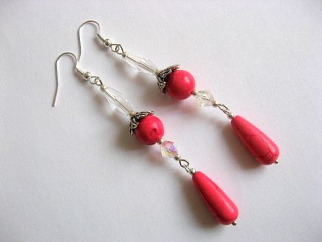 cercei howlite si cristale
