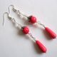 cercei howlite si cristale 