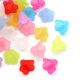 10 buc Mix flori acril frosted 14x10 mm