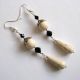 cercei howlite si cristale 