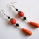 cercei howlite si cristale 